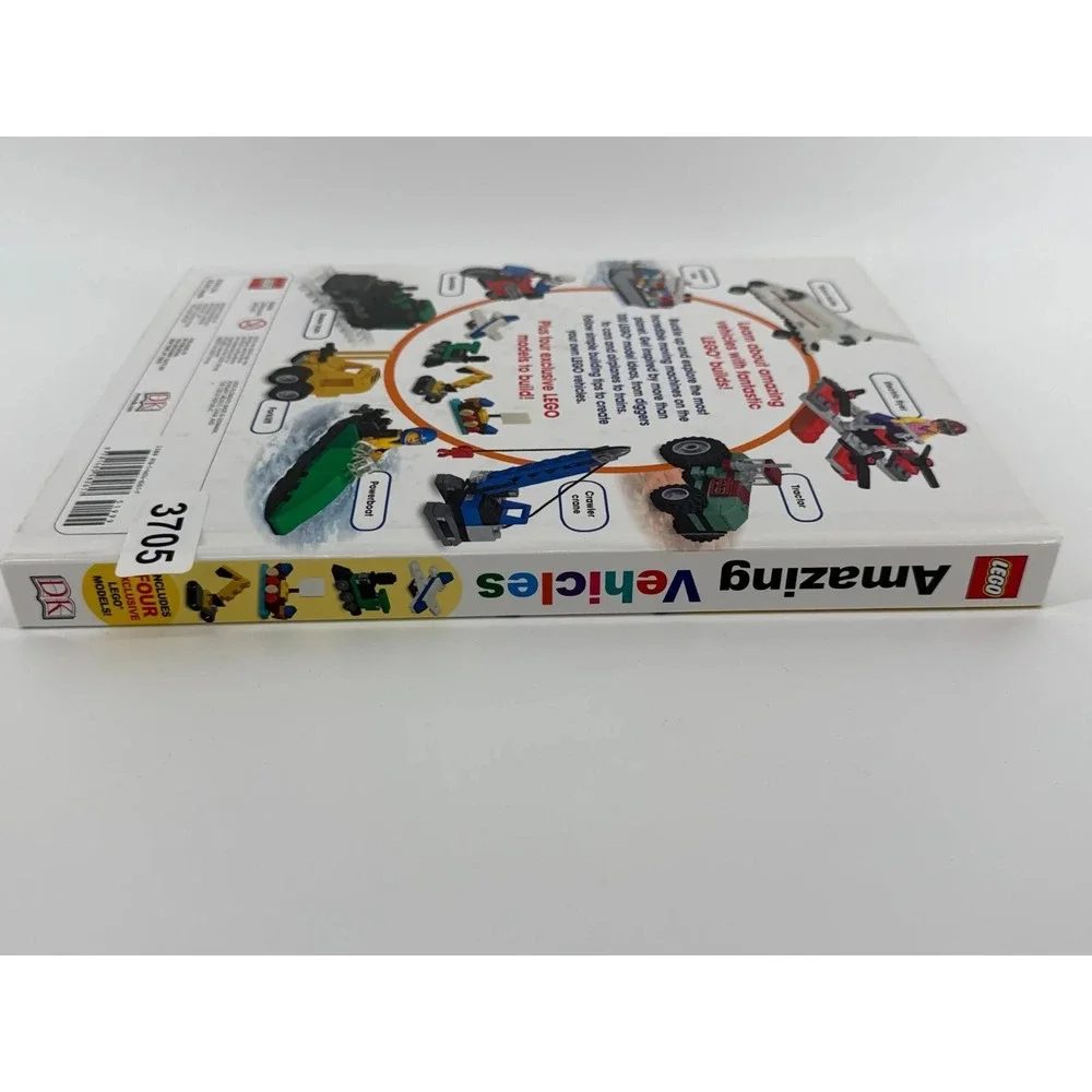 Lego Amazing Vehicles Book w/ Pcs Build Set DK Steam 2020